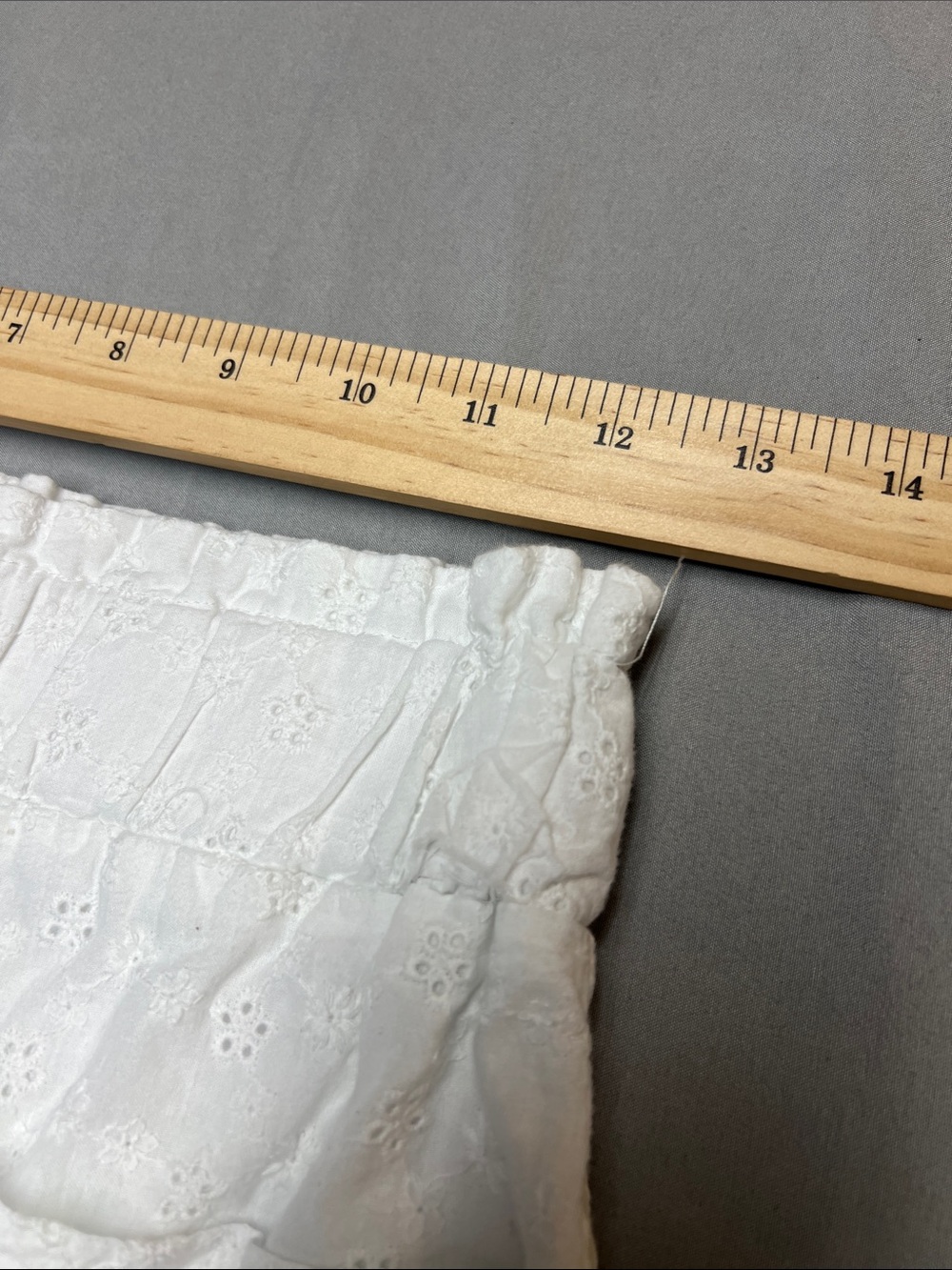Copper keyWhite Eyelet Wide-Leg Pants - Picture 2 of 9